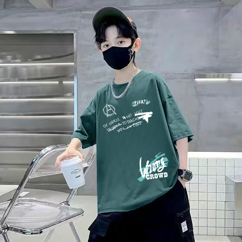 【贝尔熊】童装男女短袖t恤纯棉夏季新款儿童宝宝半袖上衣中小童