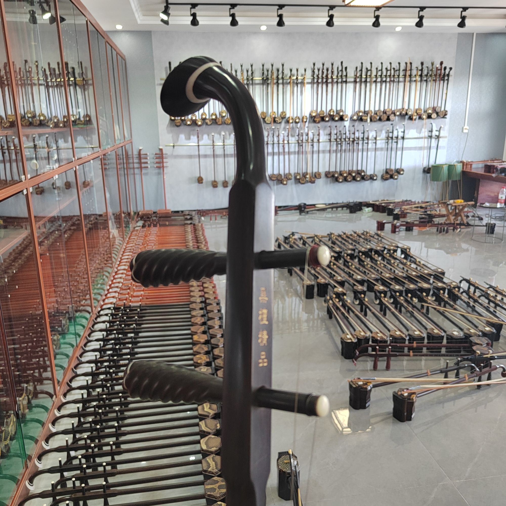 豪华专业款黑檀木二胡 产地山东