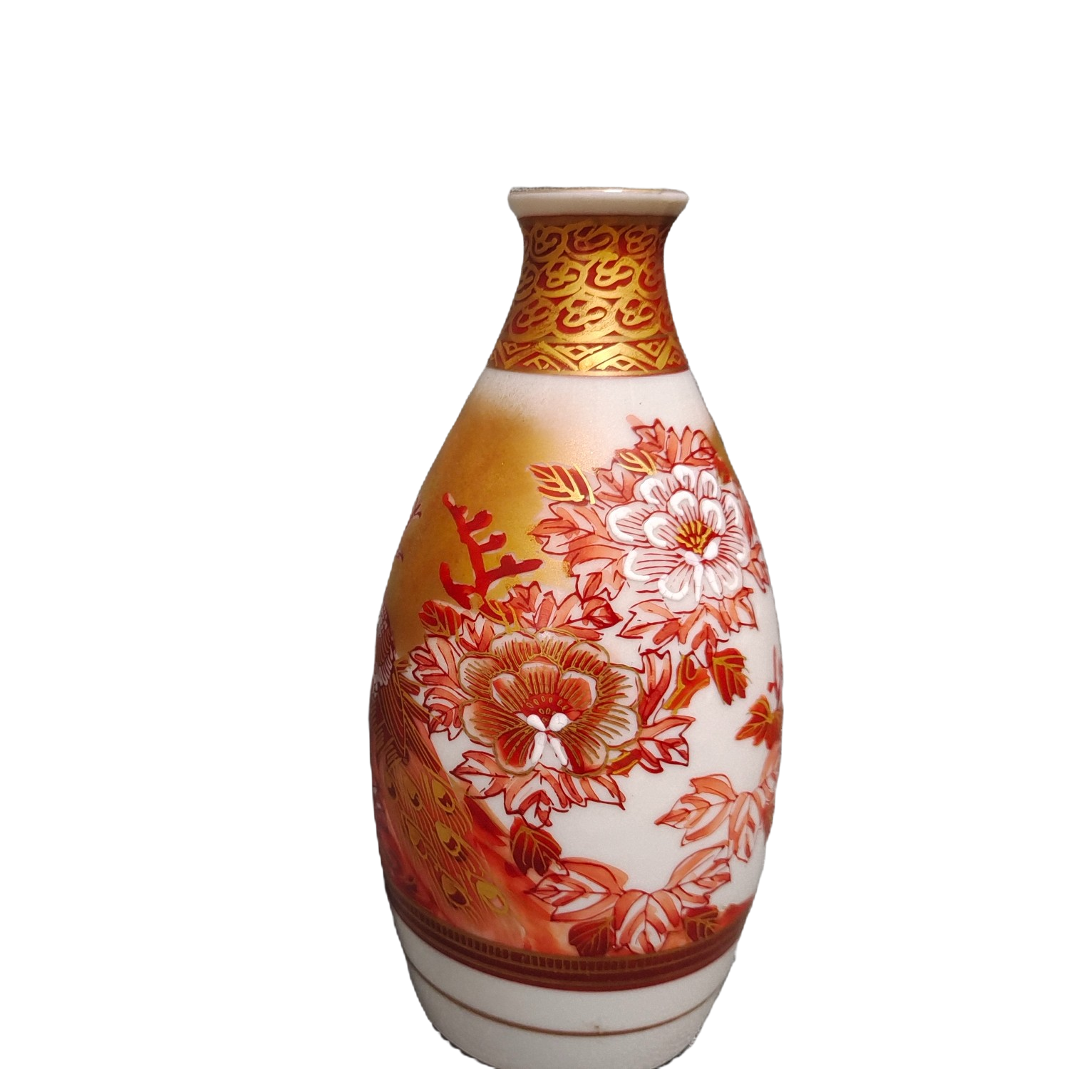 金标九古手绘孔雀酒壶01/08手工高档酒壶