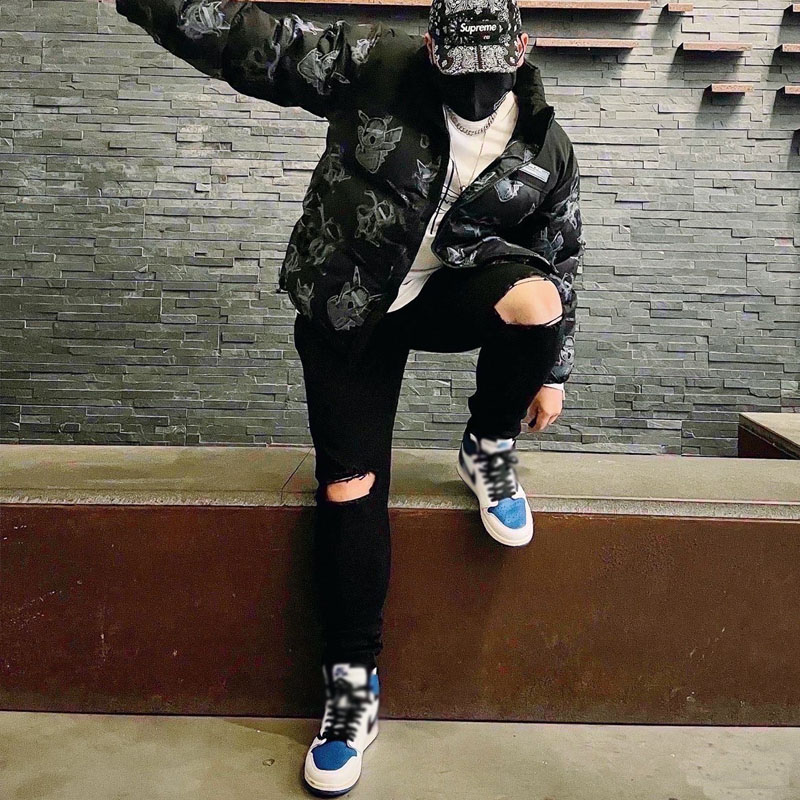AJ1倒钩高帮篮球鞋防滑耐磨女鞋情侣鞋男鞋潮流时尚学生板鞋