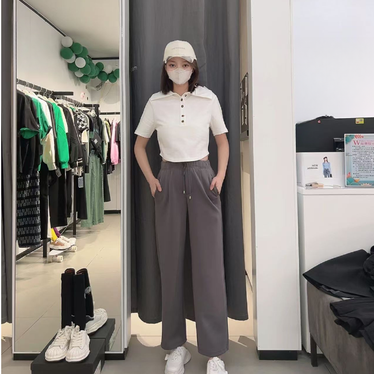 499【0402】【0415】【0399】优雅轻运动裤，裤子颜色没区别库位不同而已