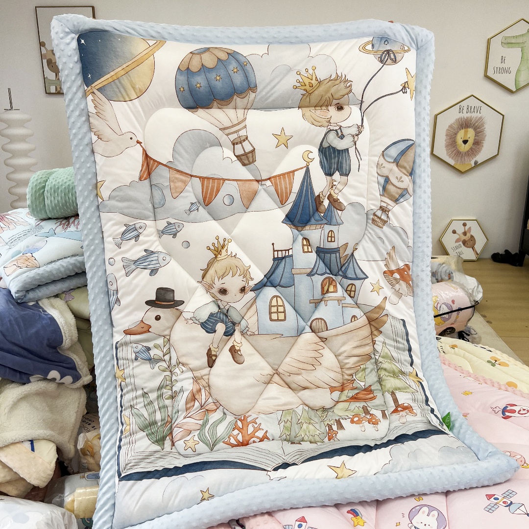 【实体款】儿童被子豆豆被宝宝婴儿被子学生单人冬被加厚幼儿园被子