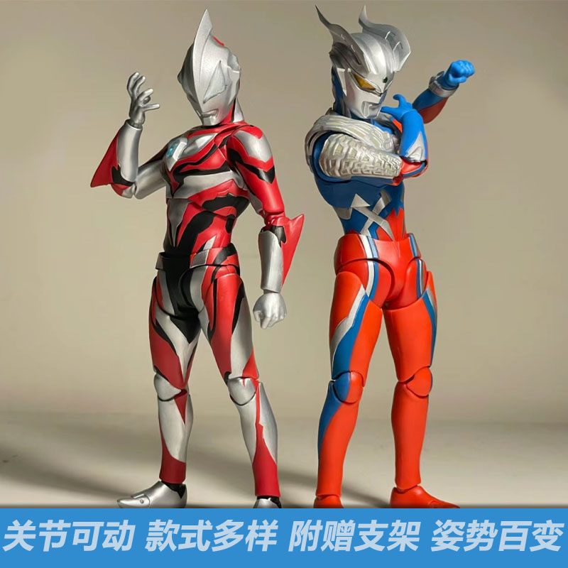 SHF捷徳奥特曼超可动手办终究赛罗奥特玩具3-6岁儿童益智礼盒套装