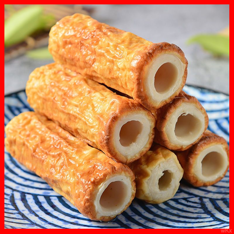 胜田厚烧竹轮卷150g日韩火锅关东煮食材日本竹轮冷冻鱼卷鱼糕竹轮