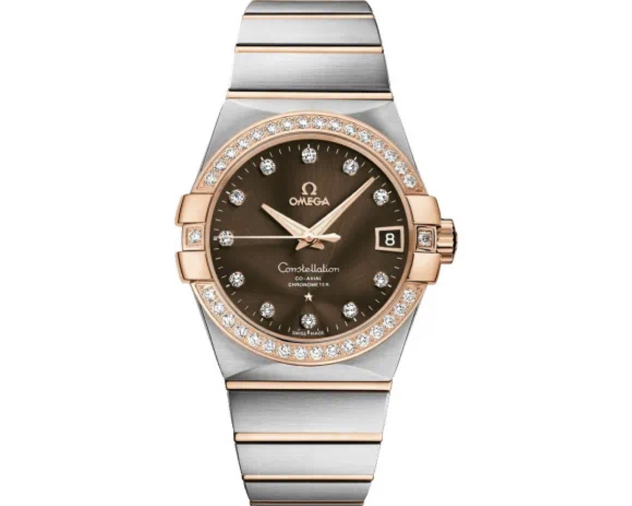 99新 Omega/欧米茄 欧米茄星座男表38mm内外钻/机械/间金