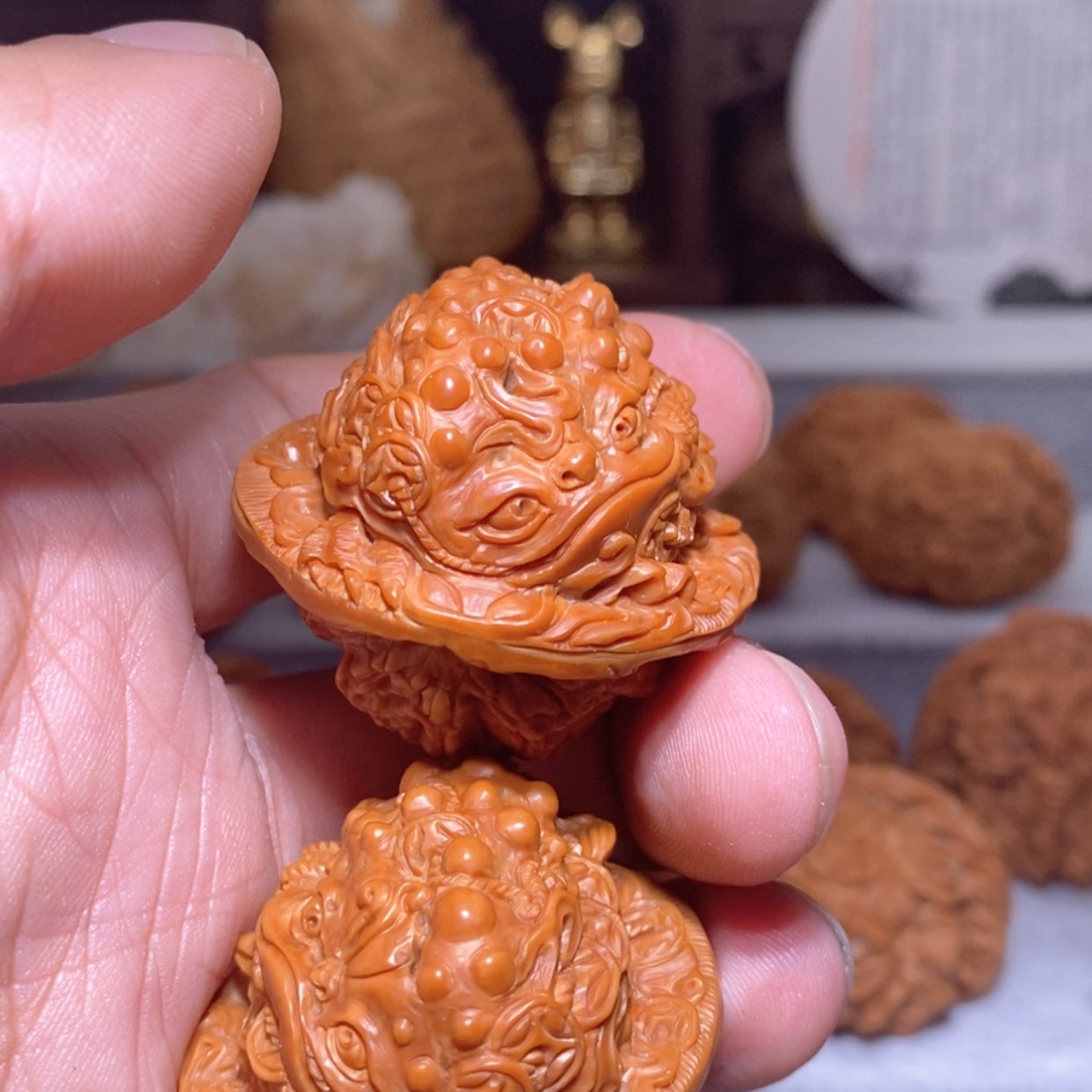【闪购商品】文玩核桃核雕简***，