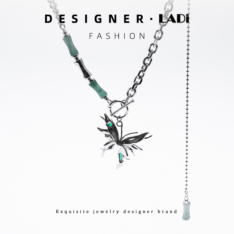 铜合金项链 时尚百搭情侣小众简约个性ins坠链X08268