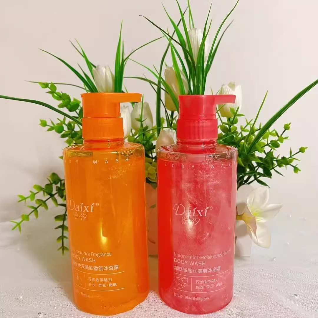 新品黛汐鎏金焕采美肤香氛沐浴露持久留香滋润保湿补水男女