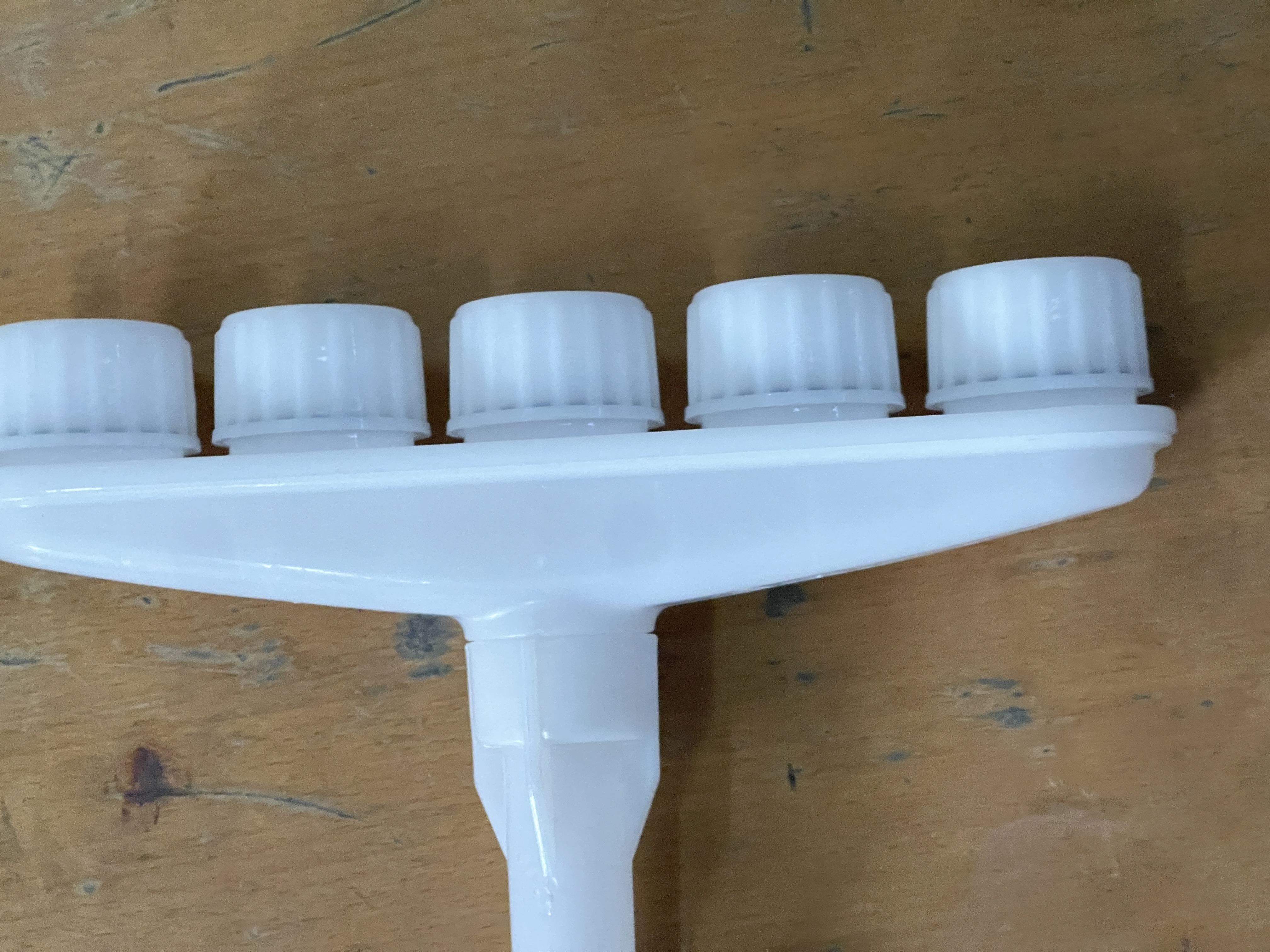 五头花洒塑料家用浇地神器农用浇地洒水头1寸8分1.2寸通用