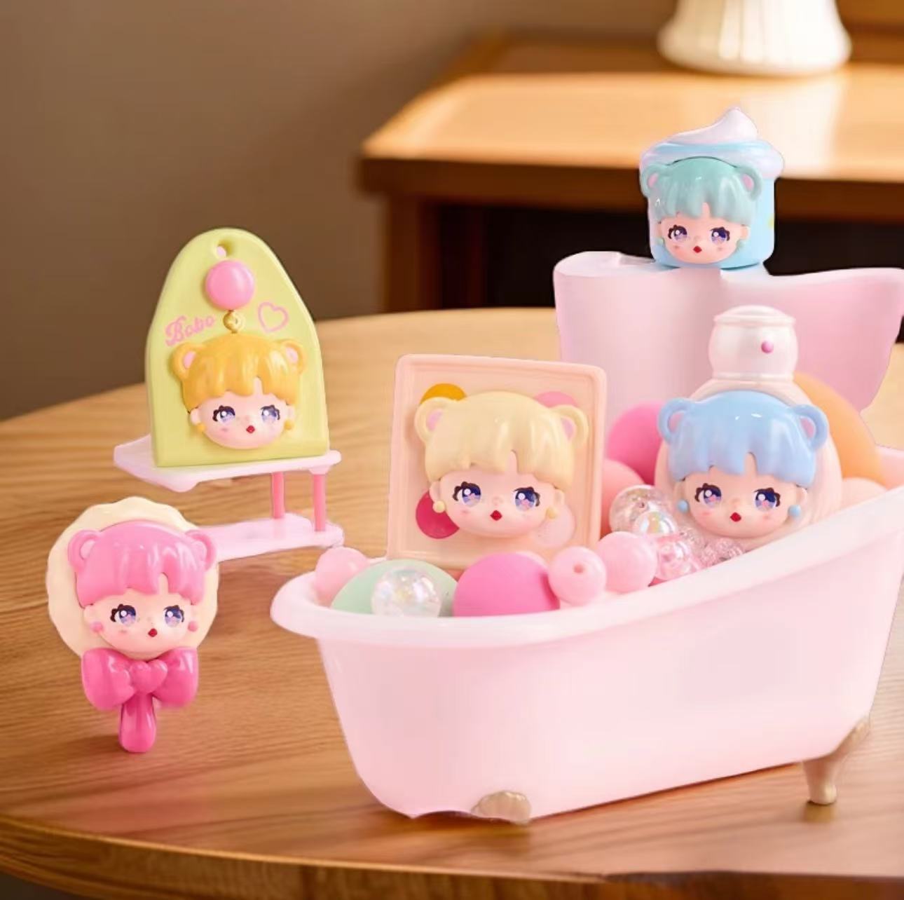 【满满】BOB0化妆包萌粒系列可爱摆件(福福)