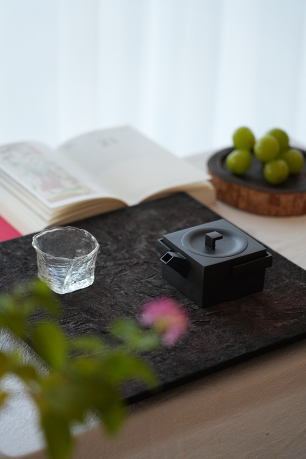 苏建|《无限》碳化烧制紫砂壶130cc