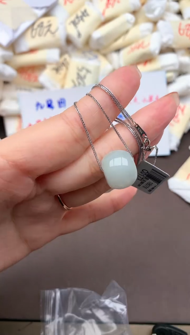 【闪购商品】翡翠挂件银S925镶嵌1