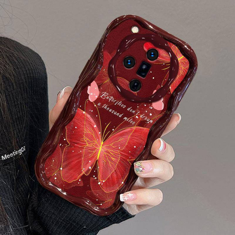 适用于OPPOFindX7手机壳欧珀findx7新年爱心蝴蝶女款防摔软壳全包