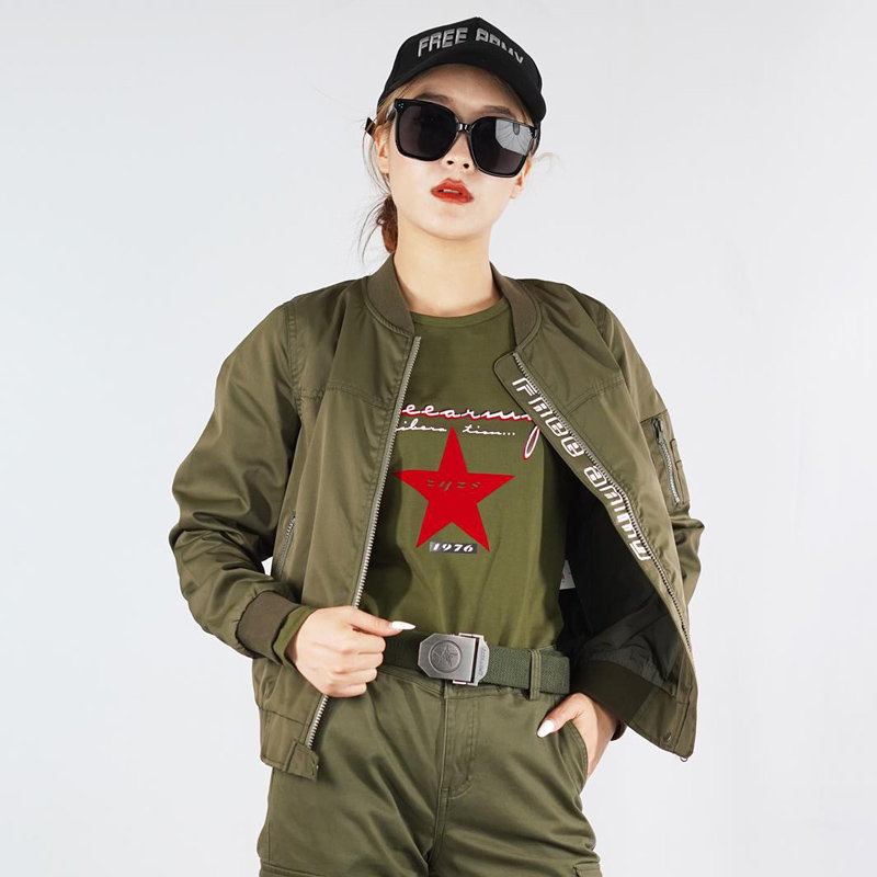 外套上衣长袖时尚休闲休闲女夹克 GS-8906A