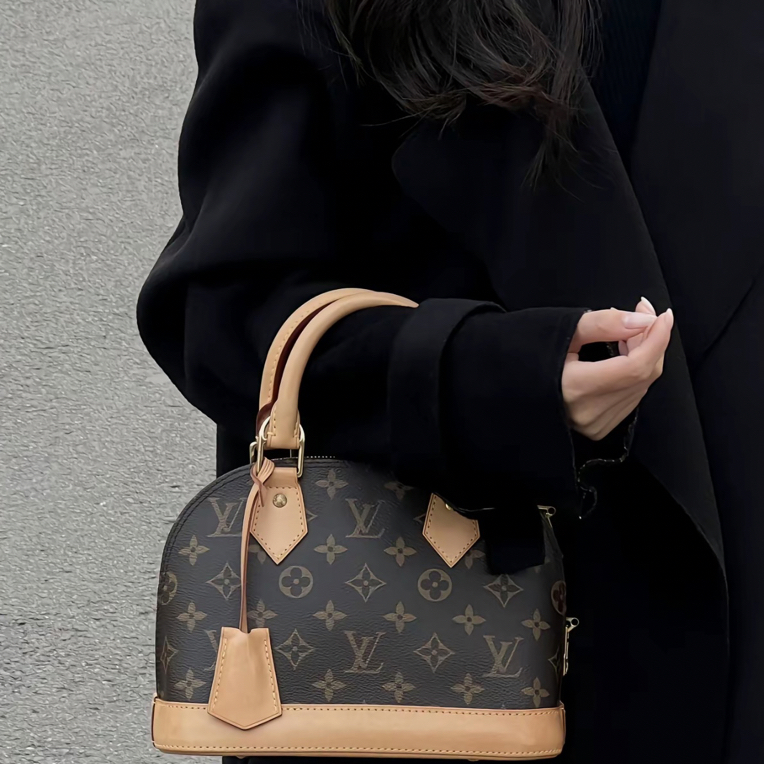 95新 LV Louis Vuitton路易威登WL全原贝壳BB17年Rose安以轩同款