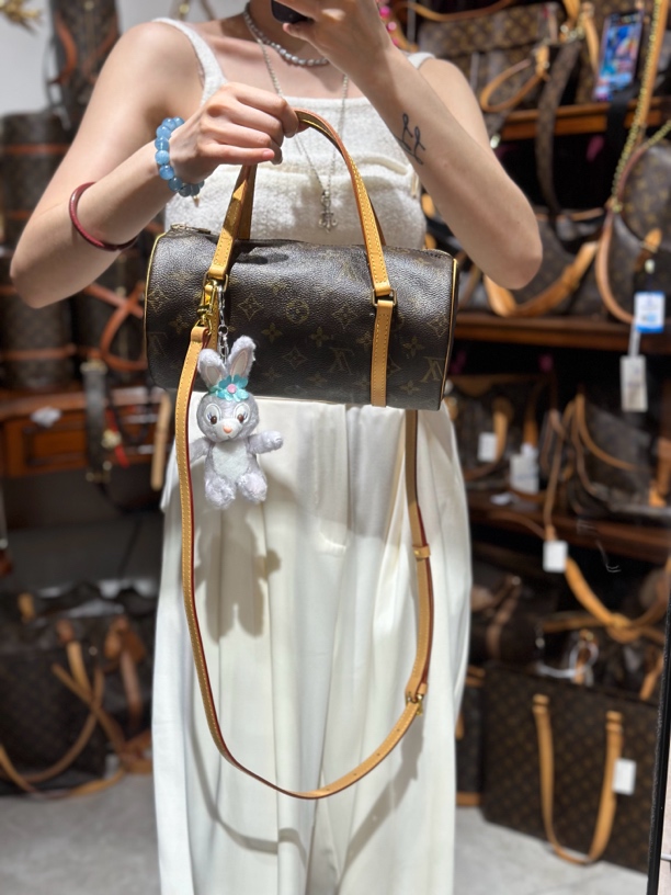 95新 LouisVuitton/路易威登 全原26黄皮巴比龙LY