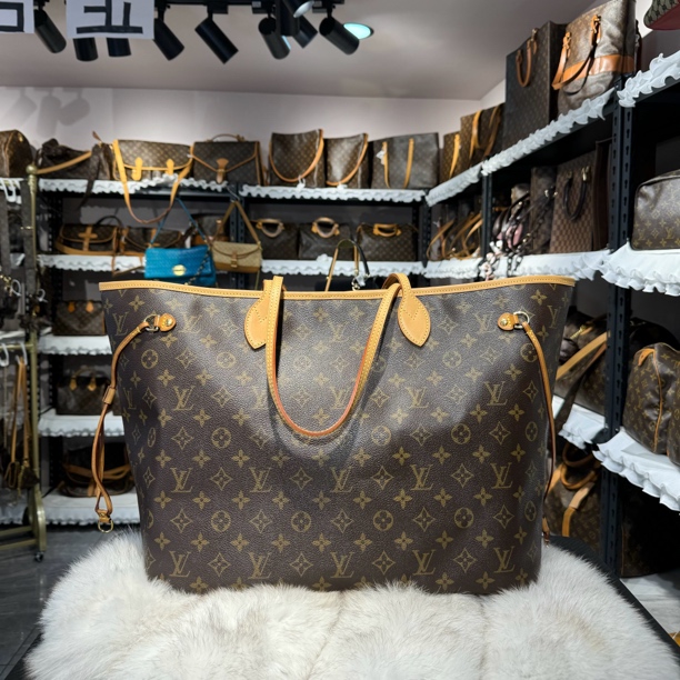 95新 LouisVuitton/路易威登 换新植鞣革nf 大号LY成色可咨询客服