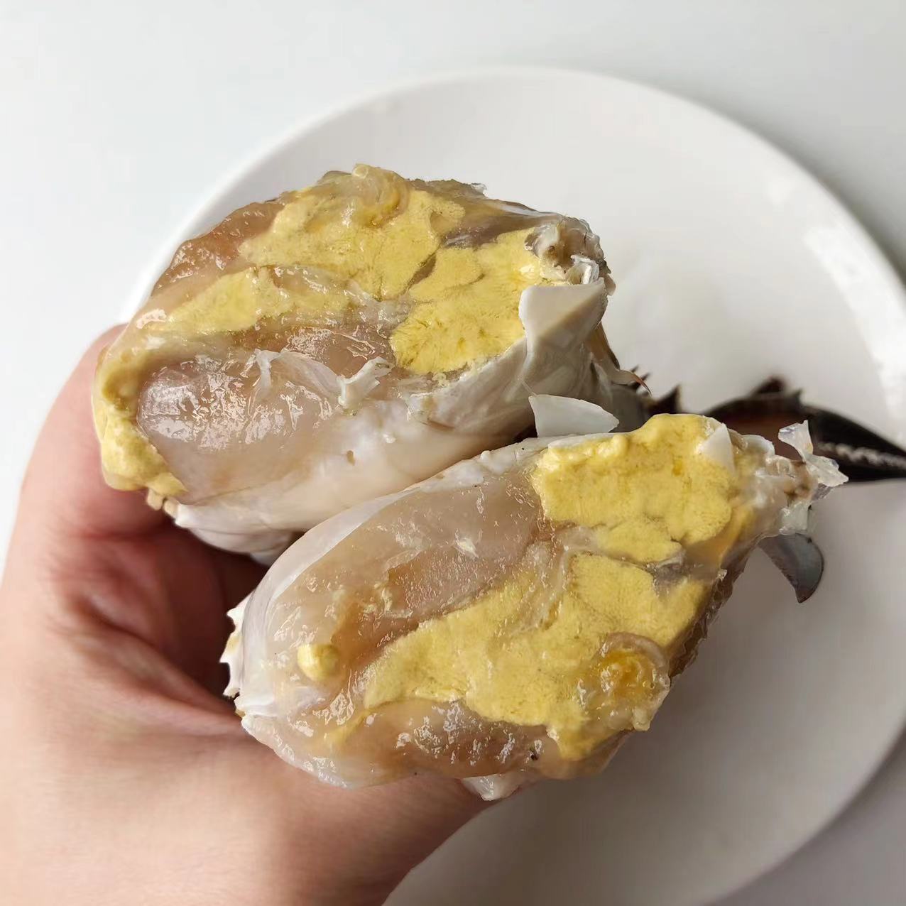 舟山肉母呛蟹 开袋即食 顺丰发货 只能生吃 不可蒸煮