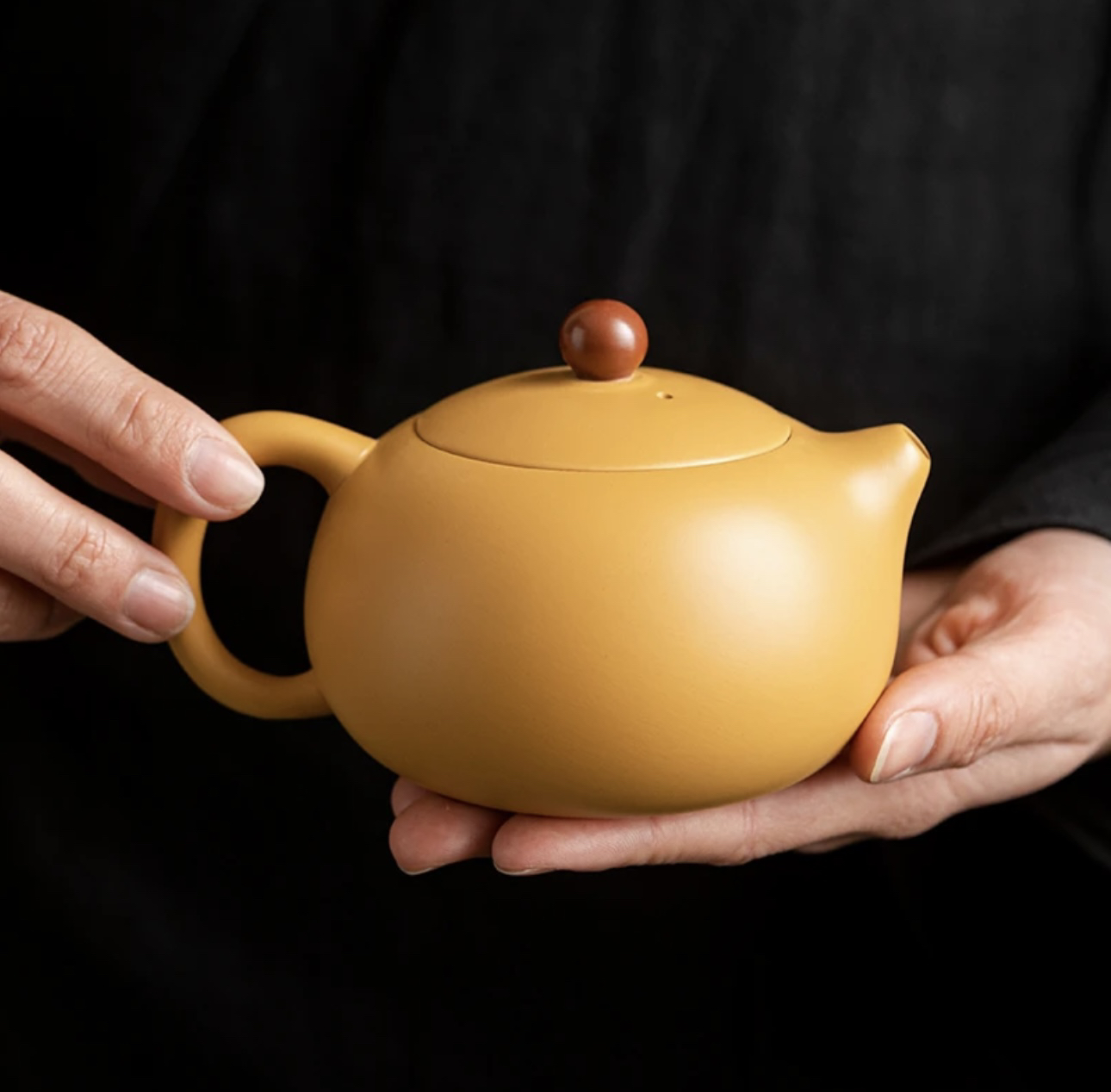 原矿手工黄金段西施壶