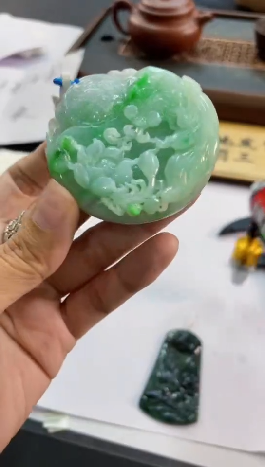 【闪购商品】定制翡翠未镶嵌娣-张哥151223573