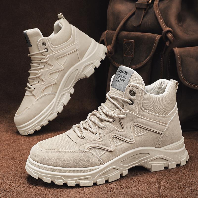 迪卡侬男鞋冬季工地干活防滑耐磨工作防水户外运动登山工装劳保潮