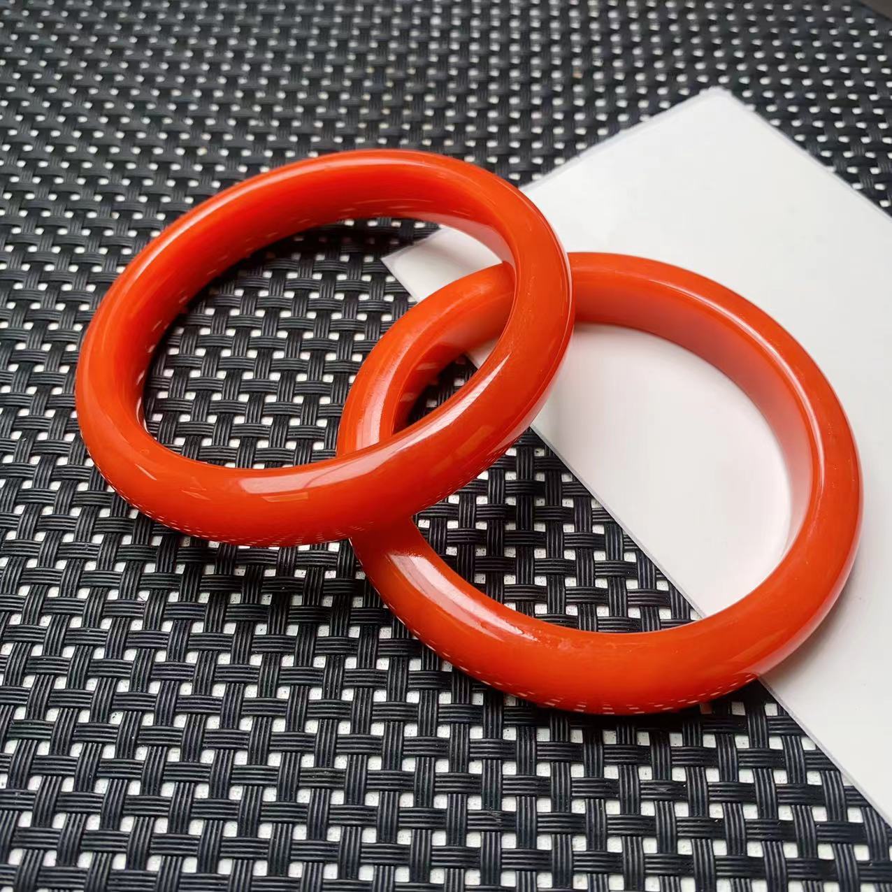 [聚小石]Q88红色常规手镯设计轻奢时尚手链手串项链