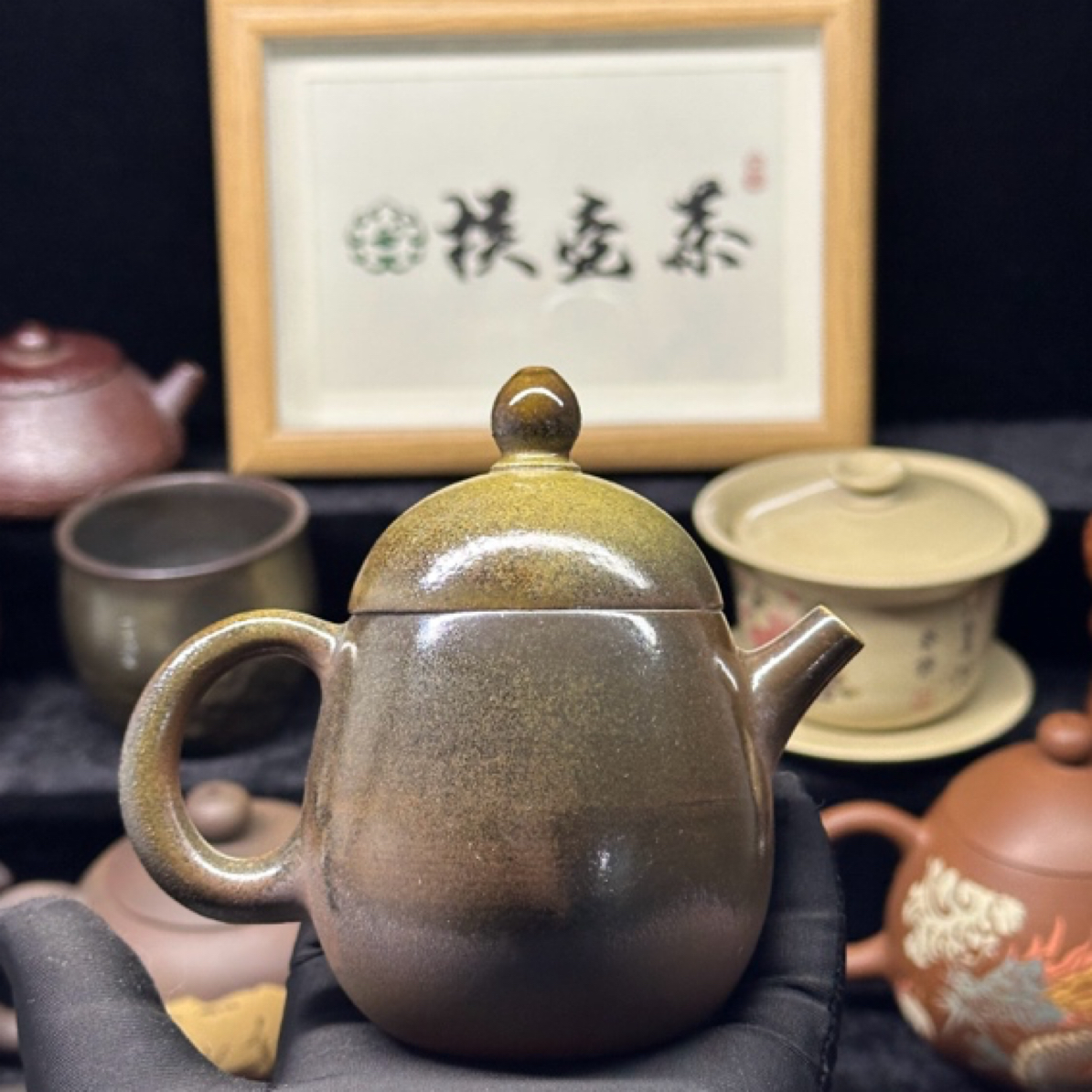 云南建水紫陶壶全手工无添加配礼盒手提袋纯手工精美柴烧壶手捏