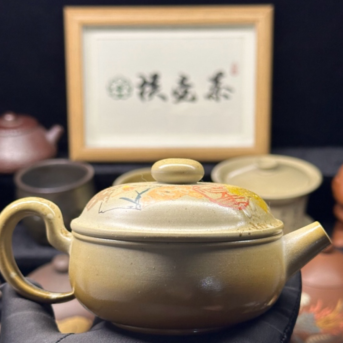 云南建水紫陶壶全手工无添加配礼盒手提袋手制泥壶水平壶象牙白