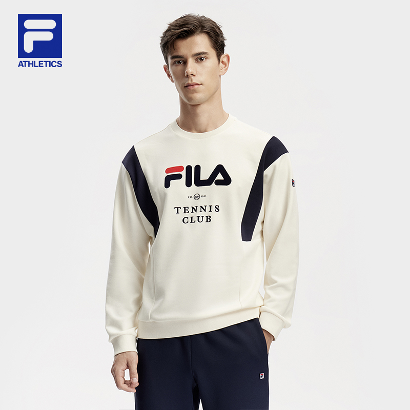 Fila/斐乐男子秋冬【时尚运动休闲圆领卫衣长袖套头衫】A11M413206