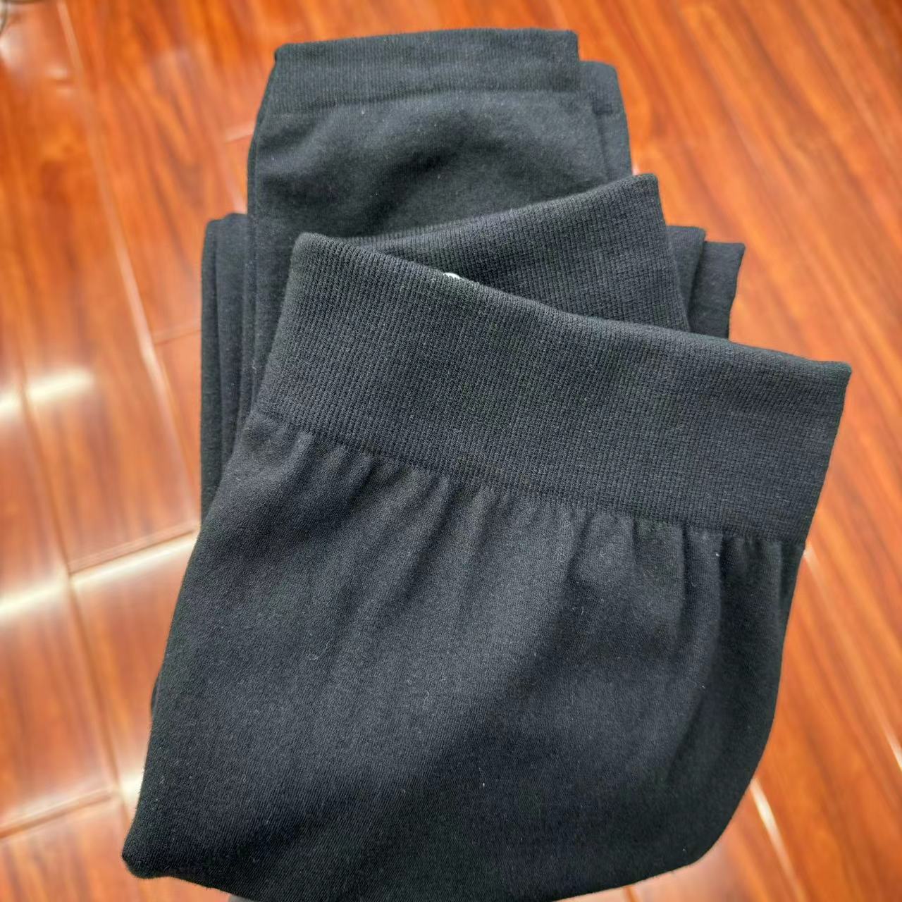 227 高腰高弹力大码胖mm打底裤纯色显瘦带薄绒女修身时尚加绒