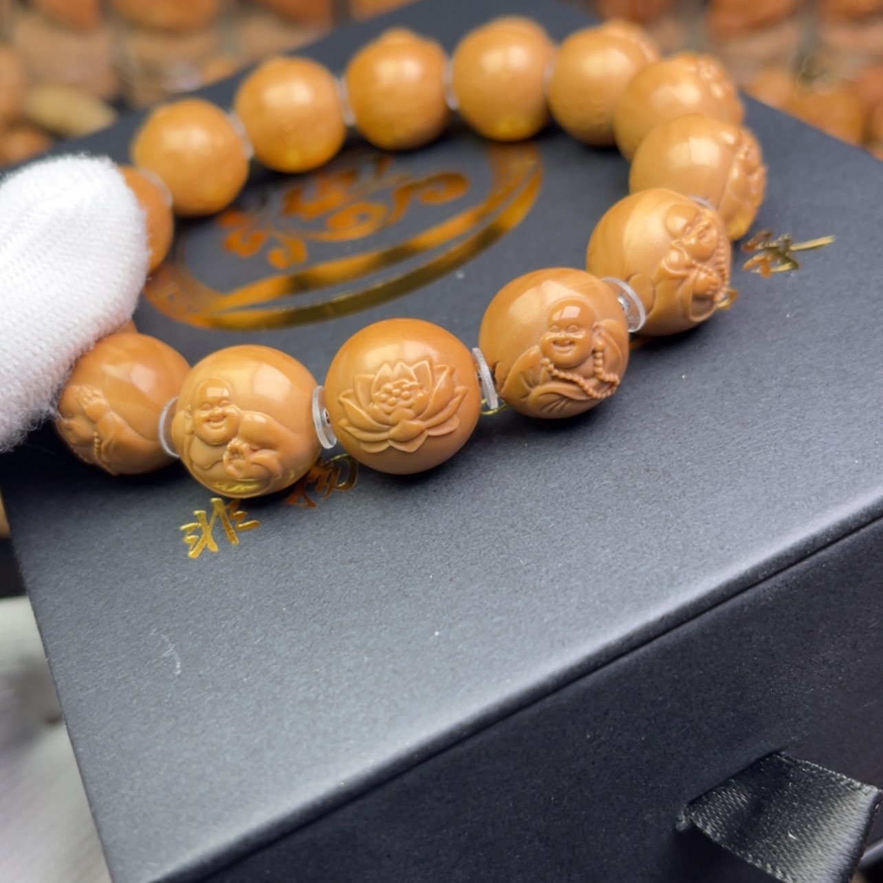 【闪购商品】猴头核桃手串心经弥勒