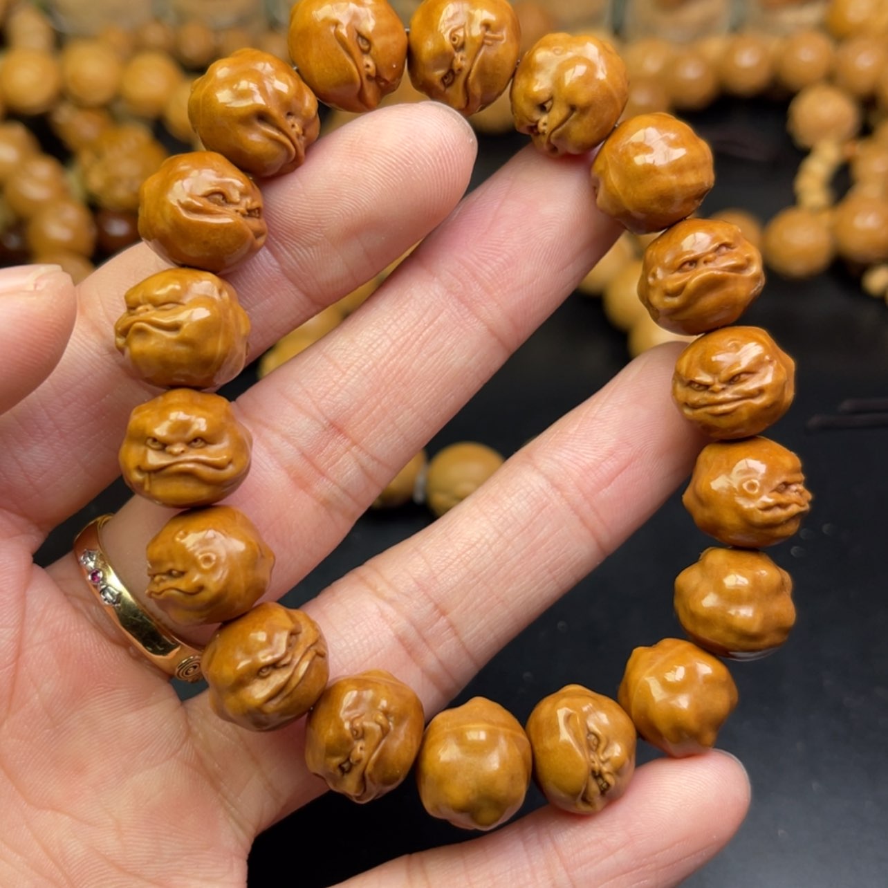 【闪购商品】猴头核桃手串蛙趣