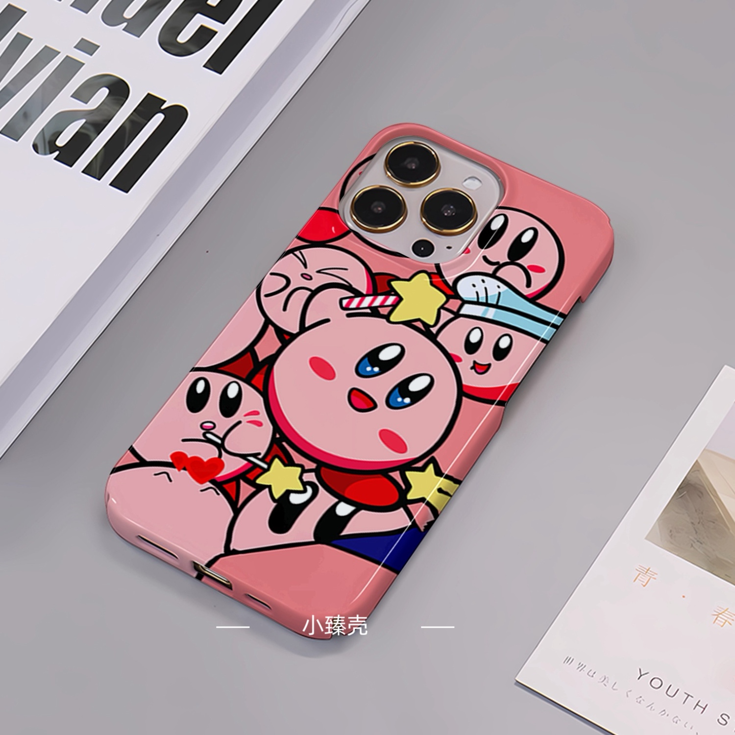 卡比拼接适用于苹果16promax小众15硬壳iPhone14菲林13手机壳11/x