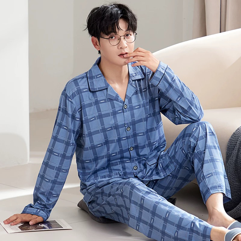 董小姐/新款男士秋冬家居服睡衣（按颜色花型随机发）