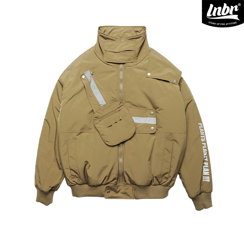 LNBR男士休闲百搭情侣宽松保暖立领冬季棉服