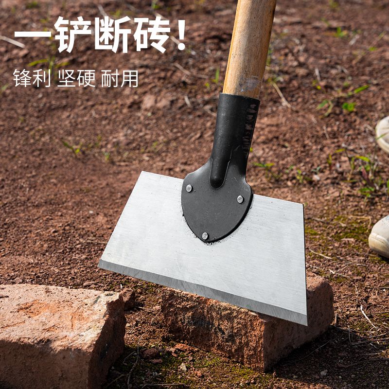 清洁铲刀锰钢畜牧粪铲水泥地面除冰铲刀墙皮木把铲子工具铲墙神器
