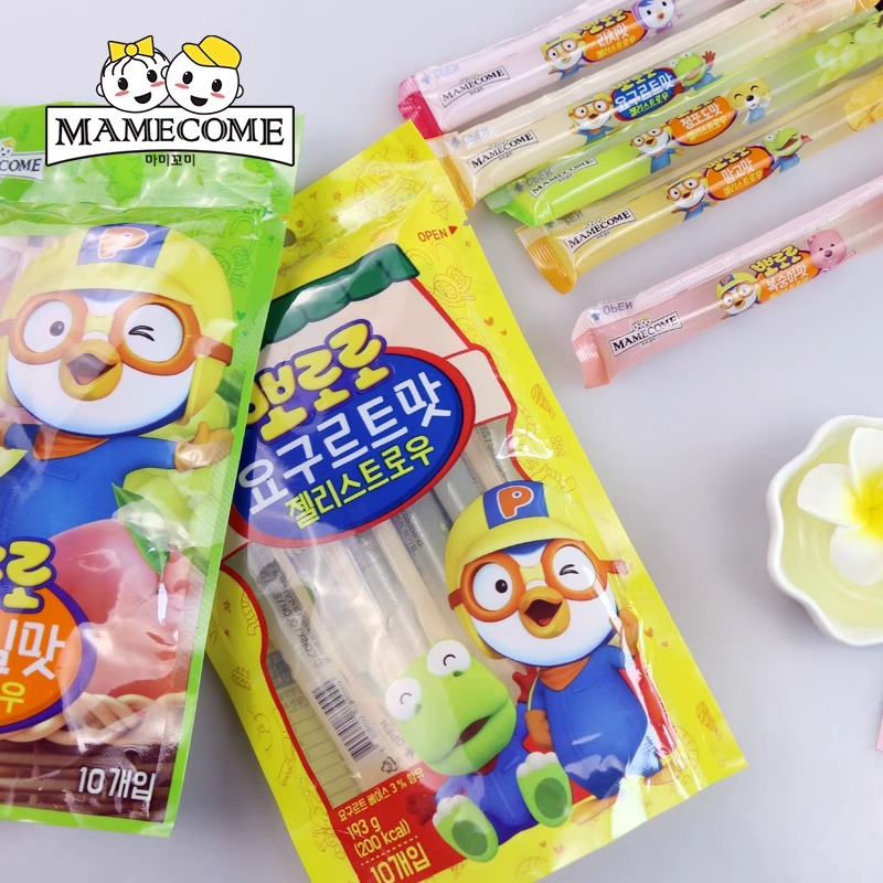 马来西亚进口啵乐乐果冻条多种水果味吸布丁儿童零食200g/400g