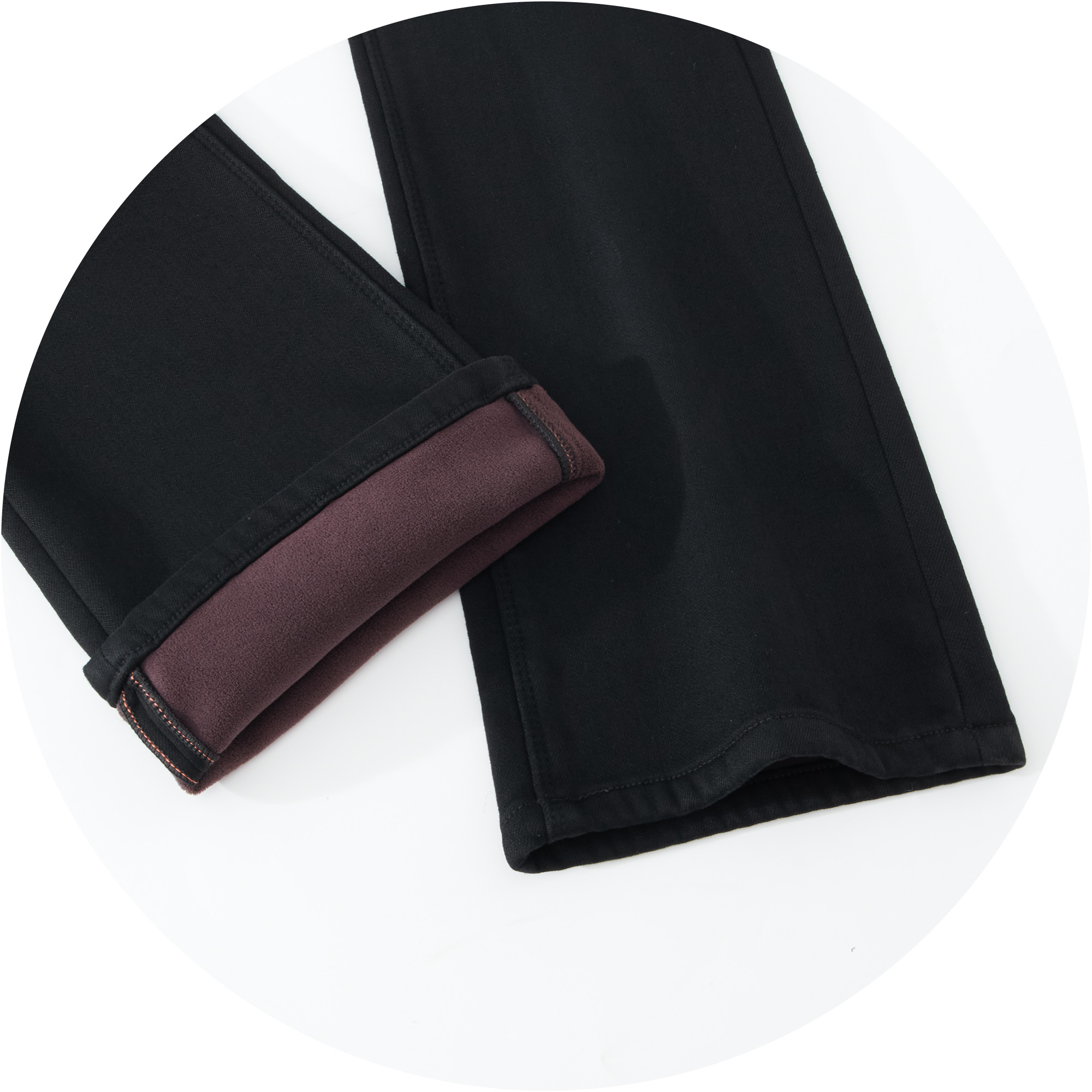 黑色加绒微喇裤牛仔裤女2025年新款360度完美弹时尚百搭喇叭裤子