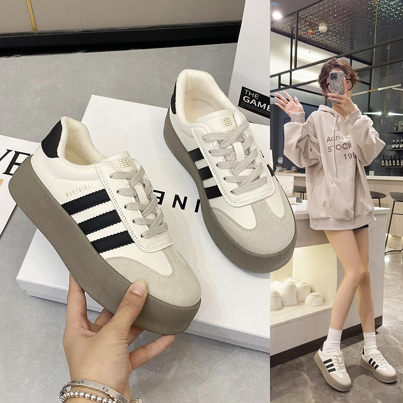 回力瑞厚底增高小白鞋女2023秋季新款轻便休闲运动鞋百搭爆款板鞋