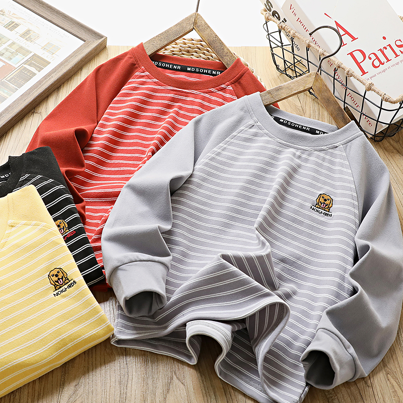 【晓晓专属清仓】儿童德绒打底衫冬季保暖自发热帅气中大童圆领上衣