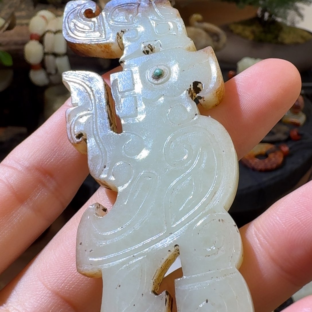 和田玉挂件未镶嵌斌****物