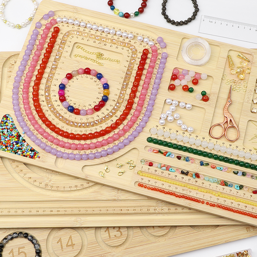 首饰展示架 手工串珠设计盘diy手链串珠盘项链首饰穿珠工具神器