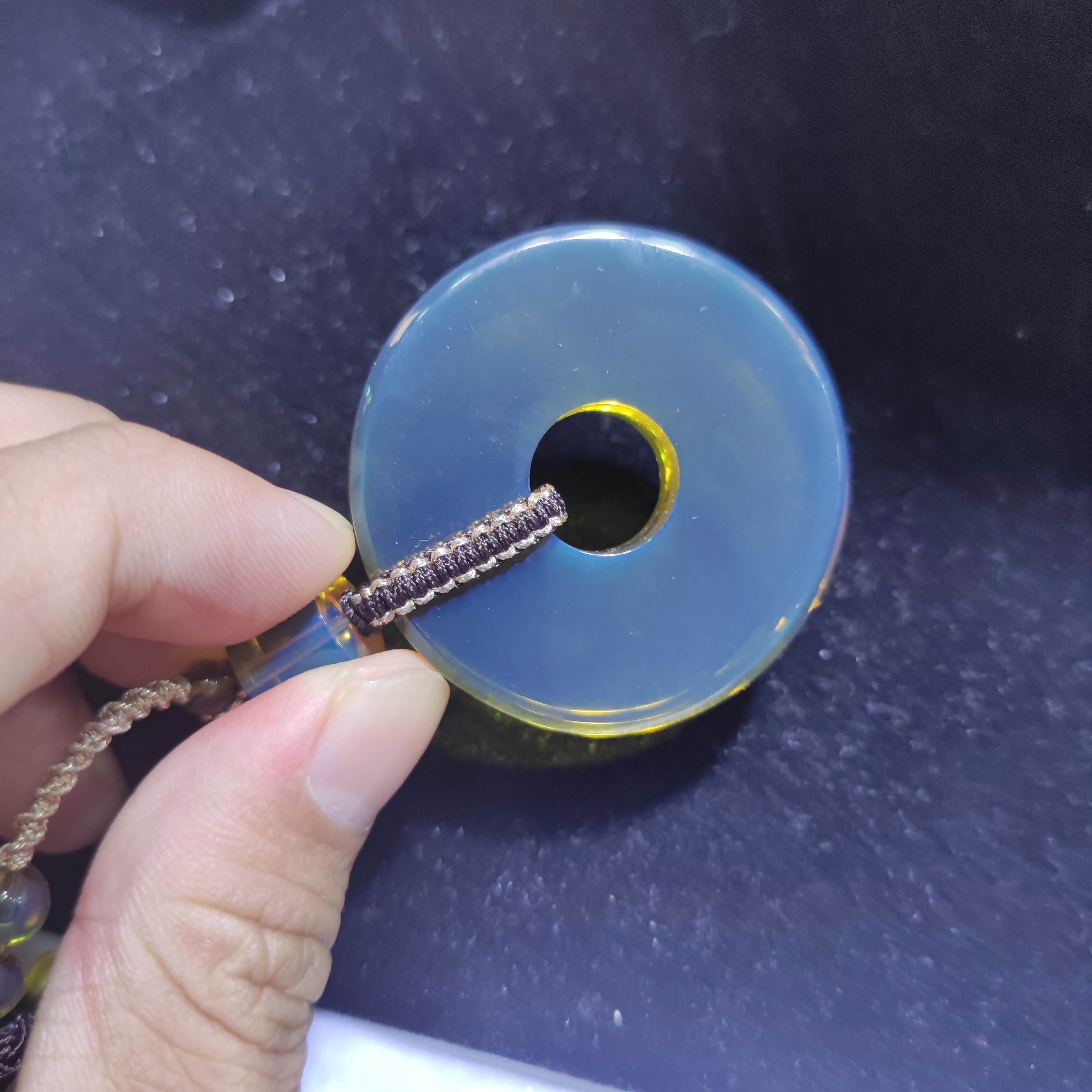 【阿泽琥珀】天空蓝和氏璧14克