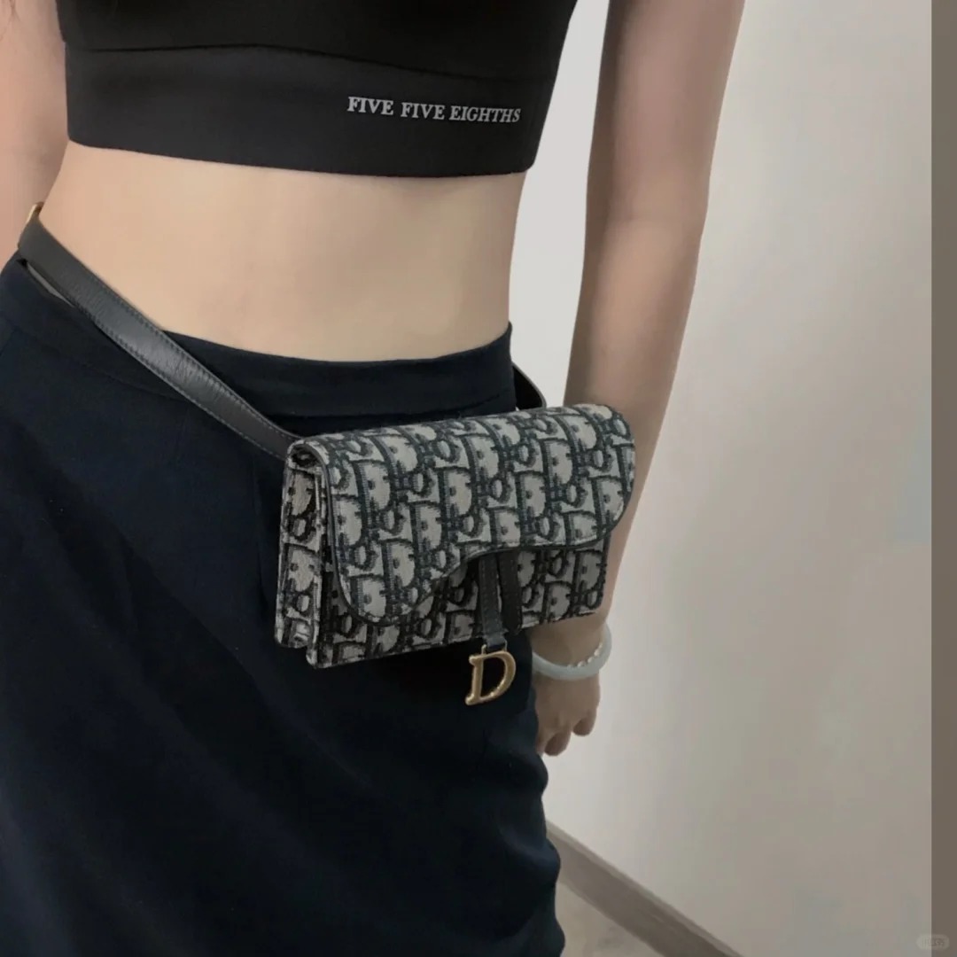 99新 DIOR/迪奥 dior 腰包老花款  /公价无/甄选