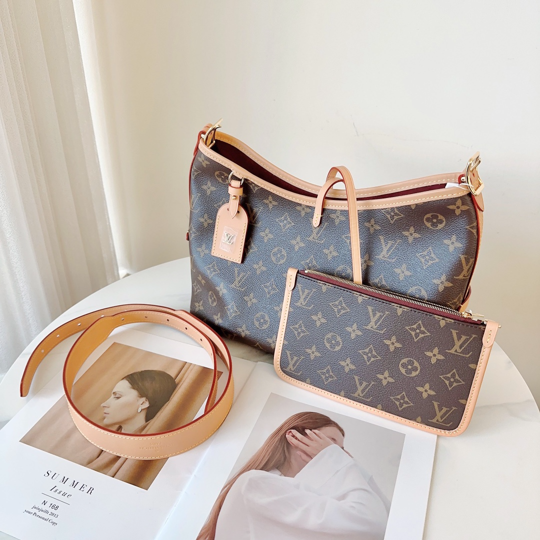 99新 LouisVuitton/路易威登 carryall小号斜挎包/公价无/甄选