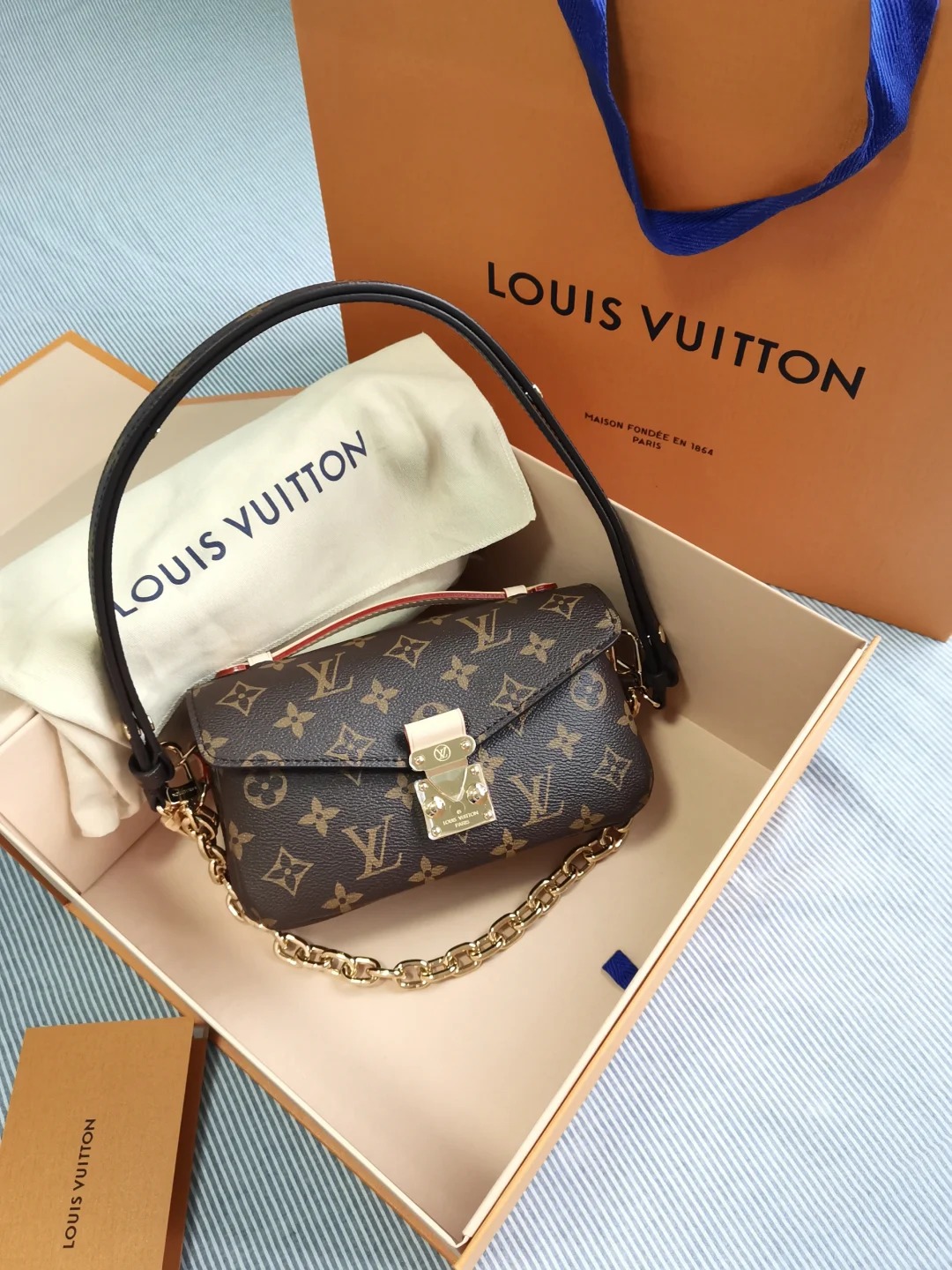 95新 LouisVuitton/路易威登 lv 新款小邮差老花/公价无/甄选
