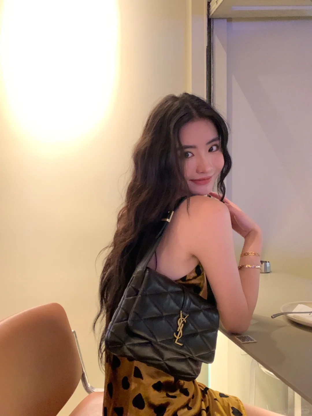 99新 YSL/圣罗兰 ysl LE57黑金腋下包/公价无/甄选