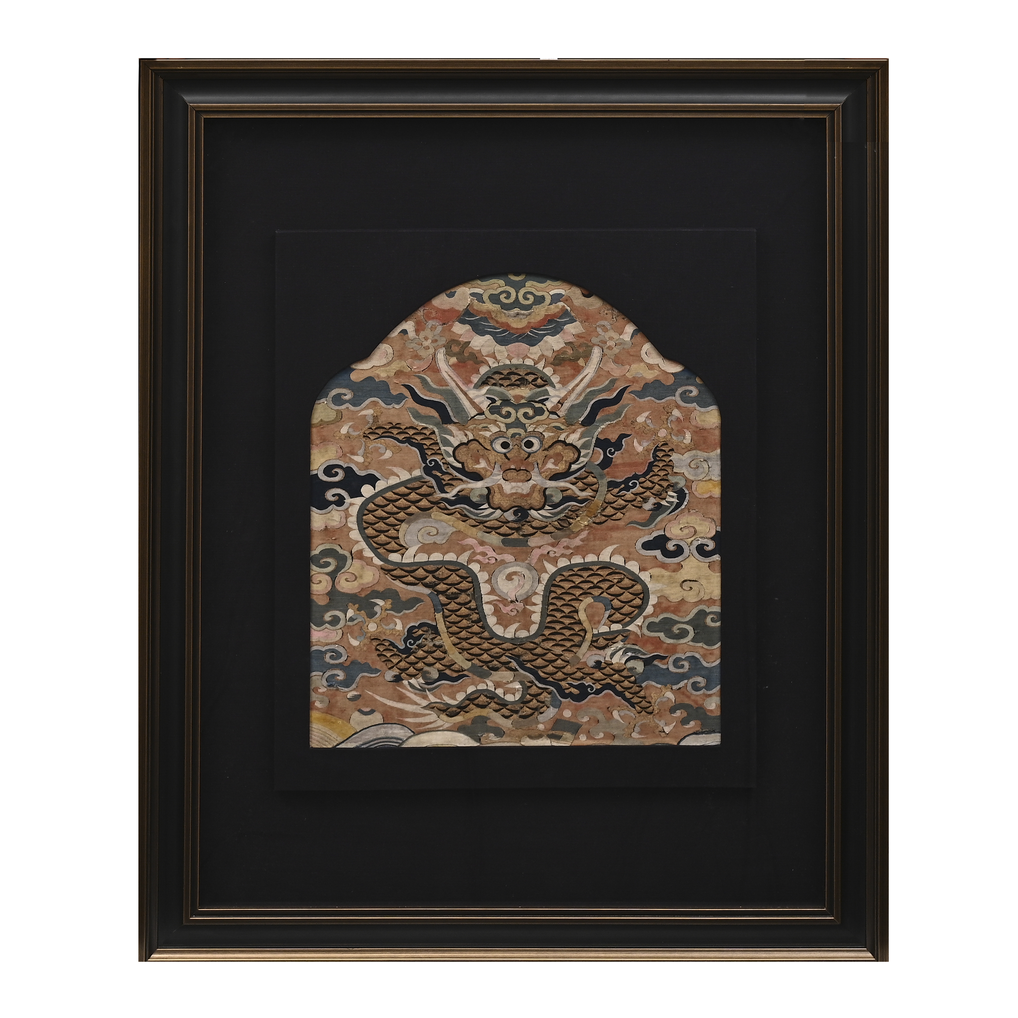 明代缂丝龙纹饰片 赏件 281-7