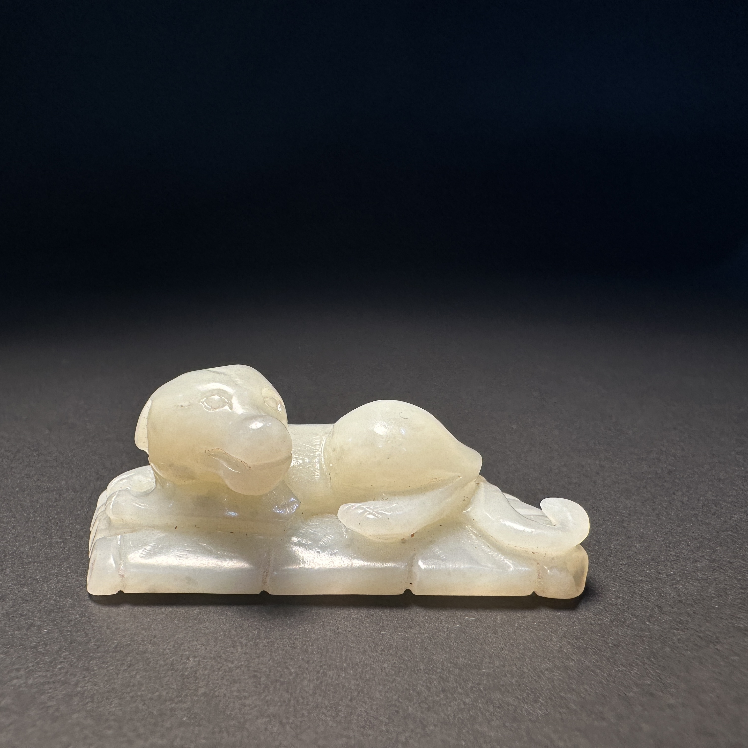 创汇时期 和田玉瑞 兽雕件666-38