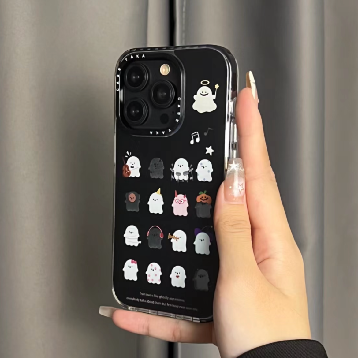 一群小幽灵iPhone15ProMax手机壳11可爱xr/xs软壳13/14Pro透明78p